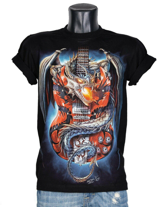 Тениска Dragon Guitar 3D-123