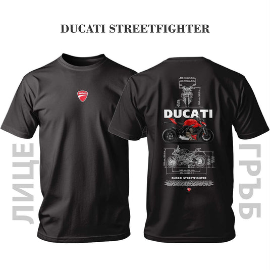 Тениска RED/BLACK Ducati Streetfighter