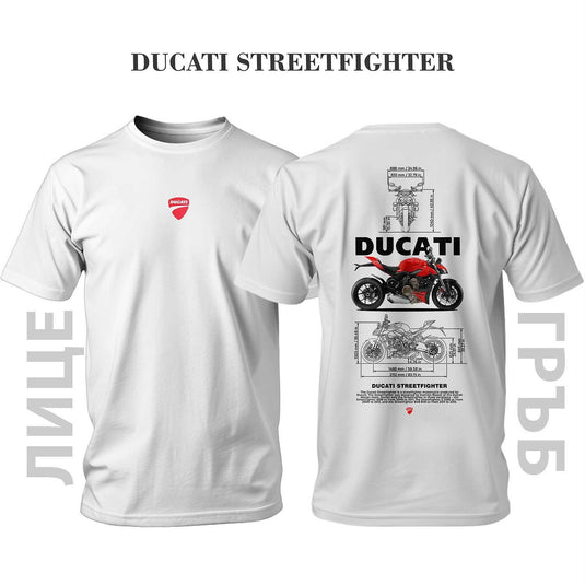 Тениска RED/BLACK Ducati Streetfighter