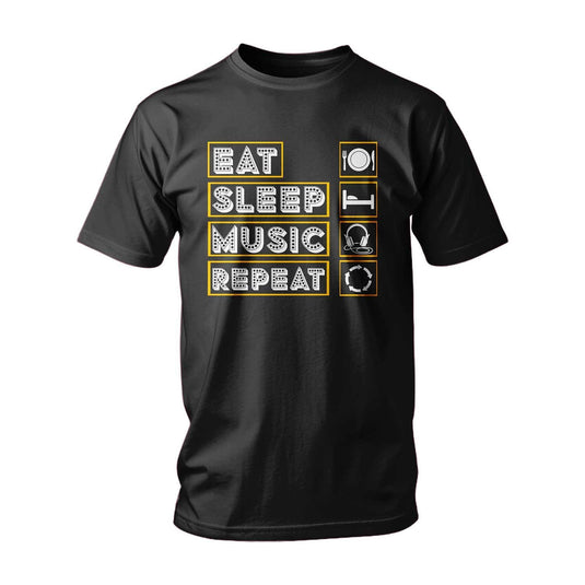 Тениска Eat, Sleep, Music, Repeat