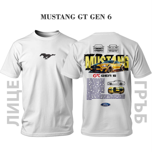 Тениска MUSTANG YELLOW GT-GEN 6