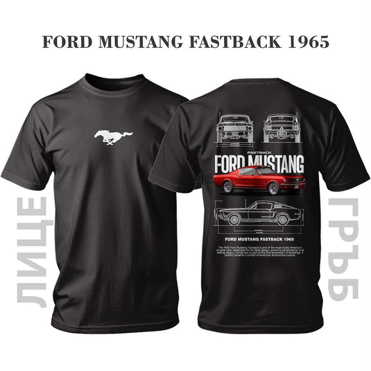 Тениска Ford Mustang Fastback 1965