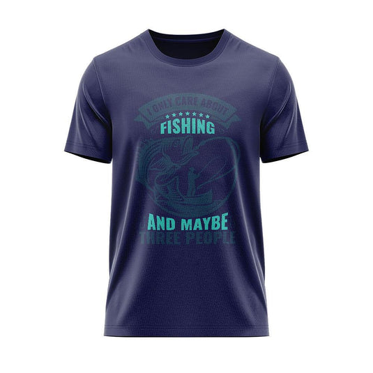 Тениска I Only Care About Fishing