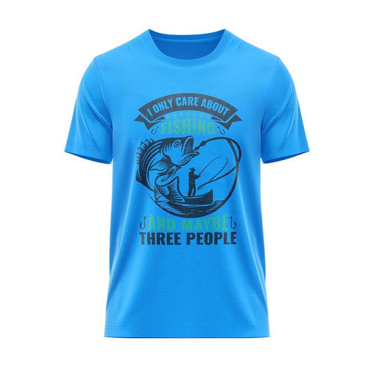 Тениска I Only Care About Fishing