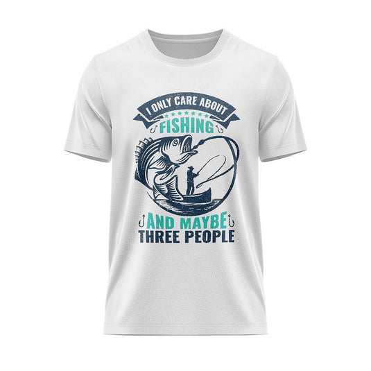 Тениска I Only Care About Fishing