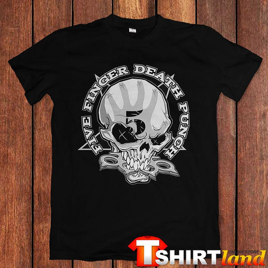 Тениска Five Finger Death Punch - The Skull of 5FDP