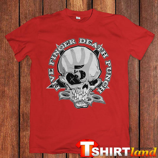 Тениска Five Finger Death Punch - The Skull of 5FDP