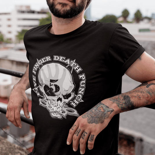 Тениска Five Finger Death Punch - The Skull of 5FDP