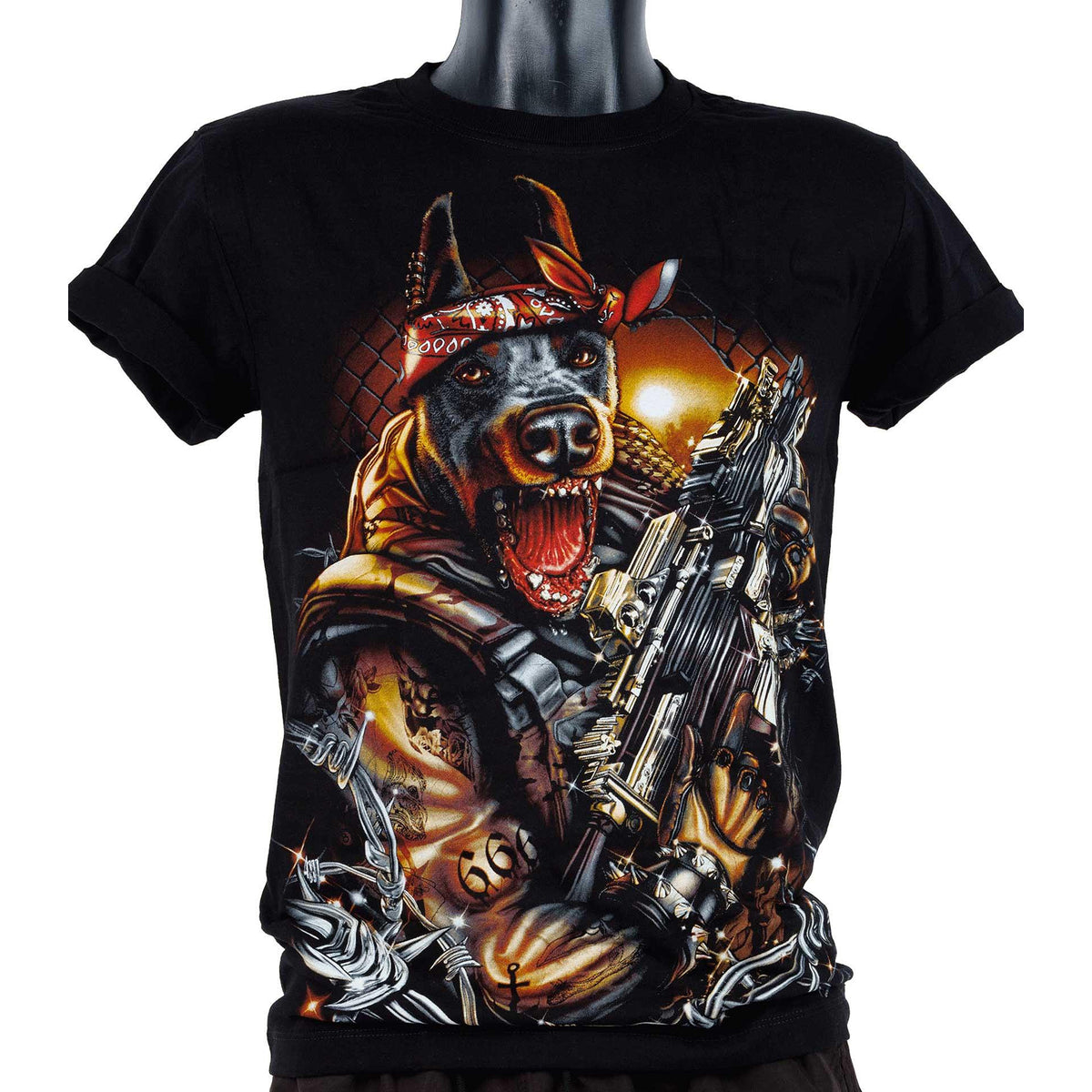 T-shirt Mad Warrior Dog GR-832