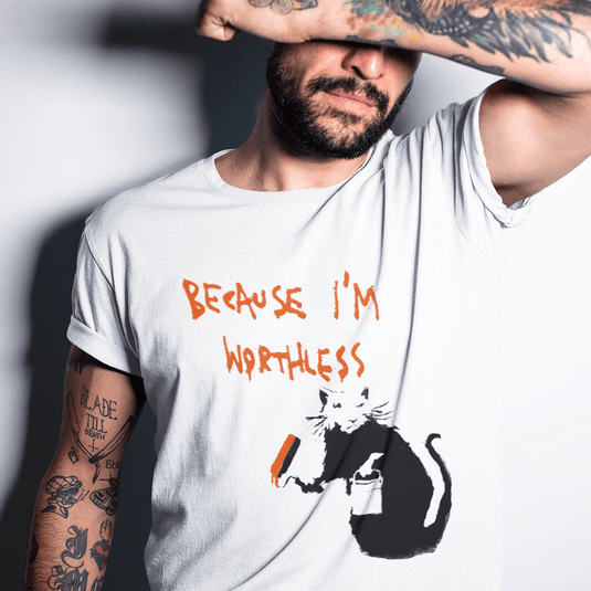 Тениска Rat Because I'm Worthless