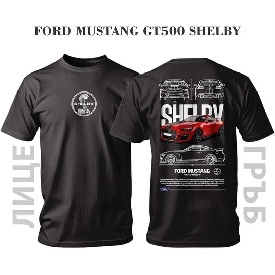 Тениска FORD MUSTANG GT500 SHELBY RED