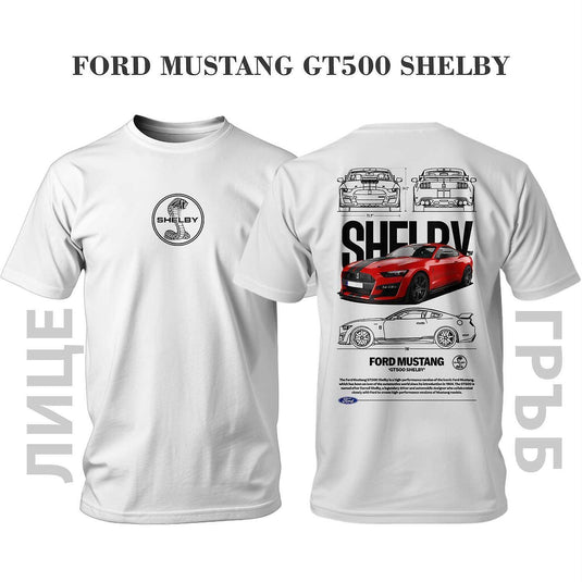 Тениска FORD MUSTANG GT500 SHELBY RED