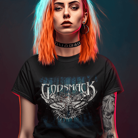 Тениска Godsmack Butterfly Skull