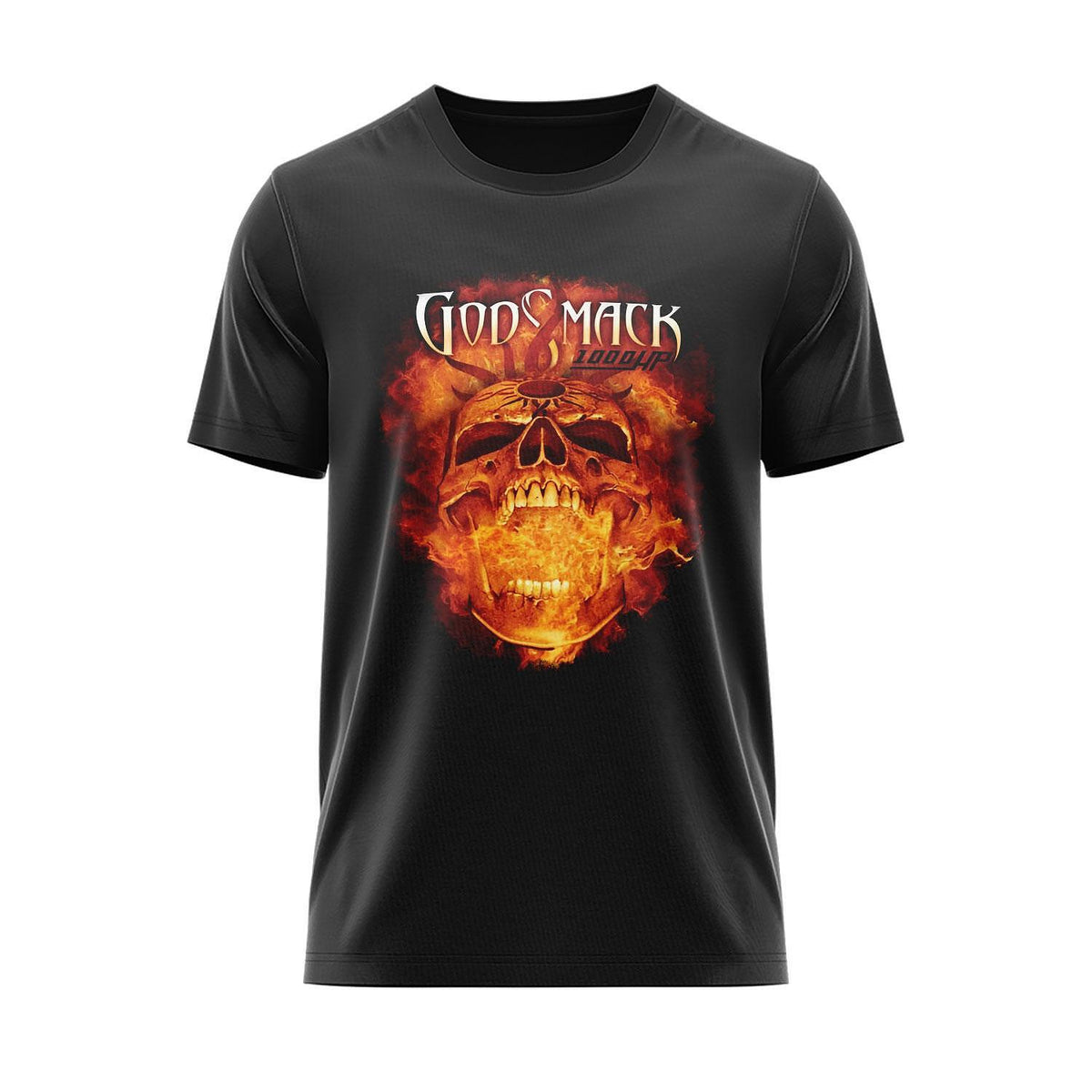 T-shirt Godsmack 1000 HP Burning Skull