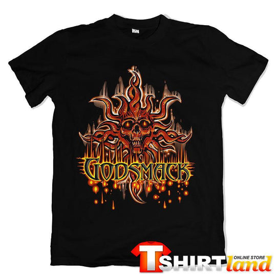 Тениска Godsmack Skull Fire