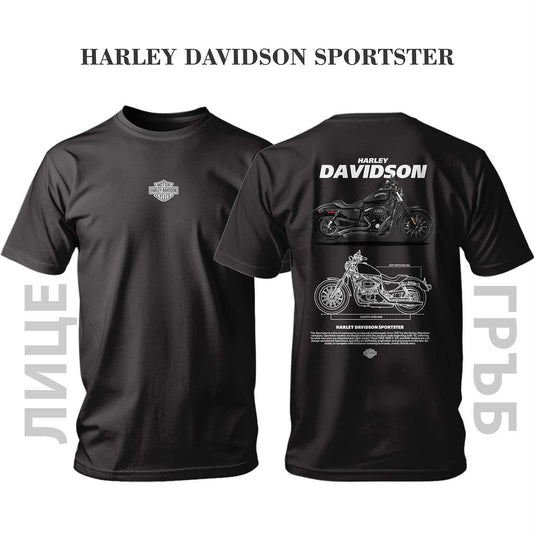 Тениска BLACK HARLEY DAVIDSON SPORTSTER