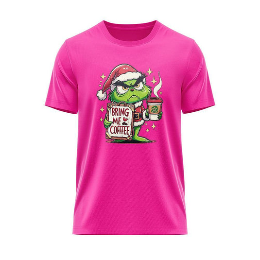 Тениска Christmas Grinch Bring Me Coffee CHR_43
