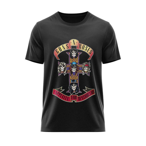 Tricou Guns 'N' Roses - Appetite for Destruction Cross Logo