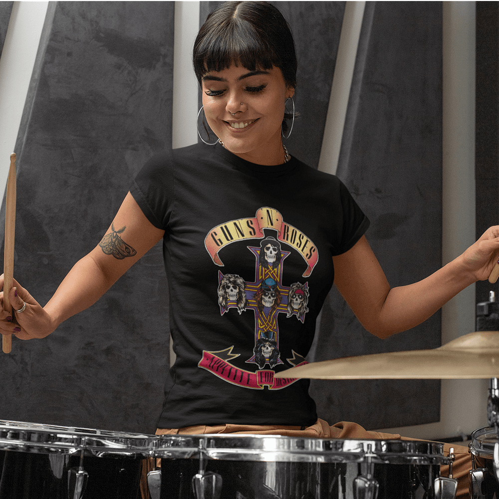 Tениска Guns 'N' Roses - Appetite for Destruction Cross Logo