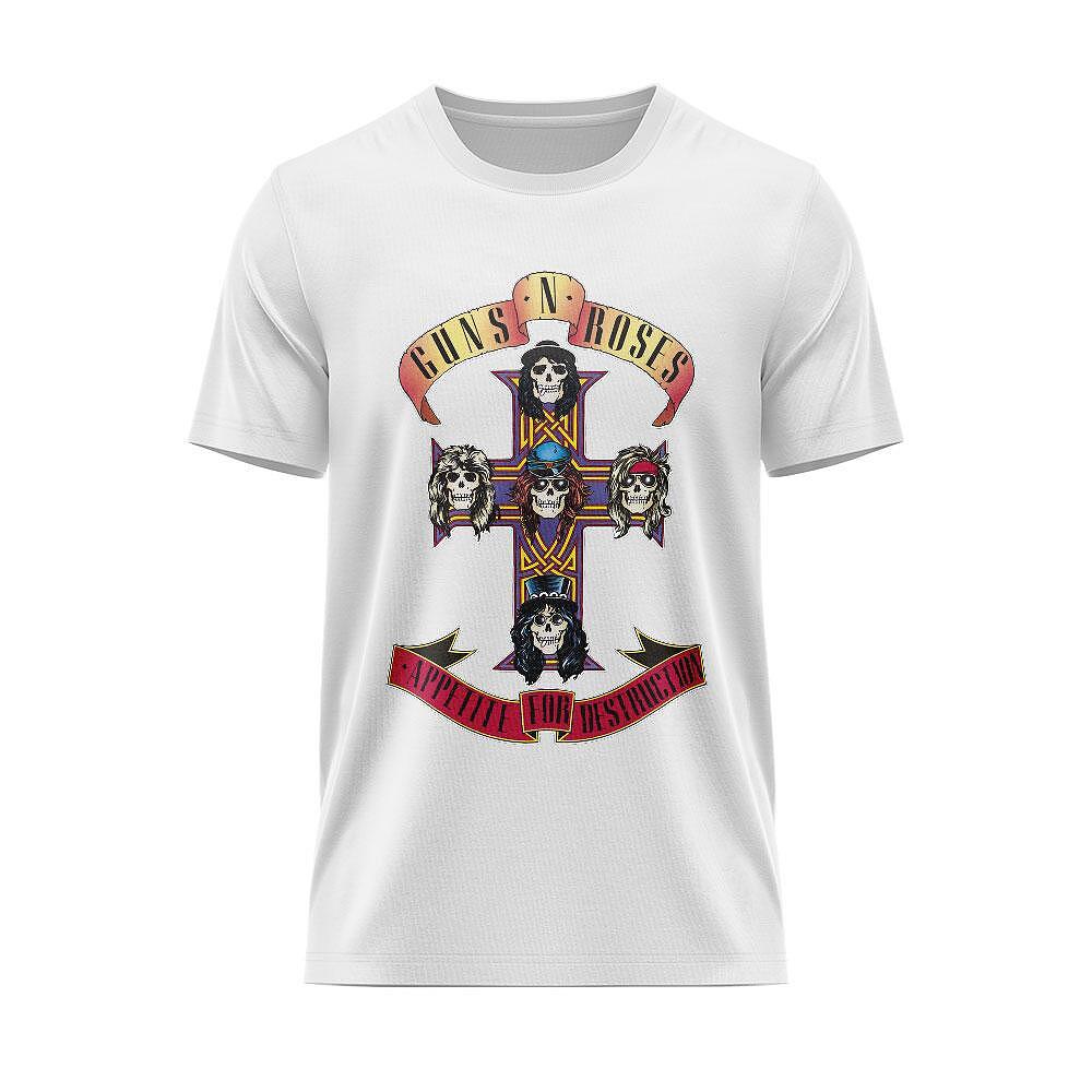 Tениска Guns 'N' Roses - Appetite for Destruction Cross Logo