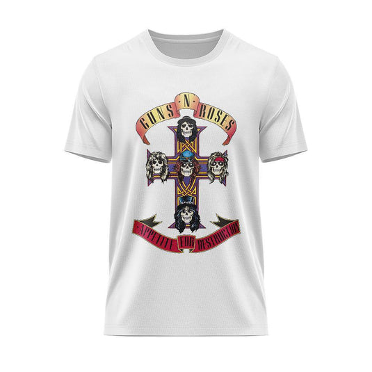 Tениска Guns 'N' Roses - Appetite for Destruction Cross Logo