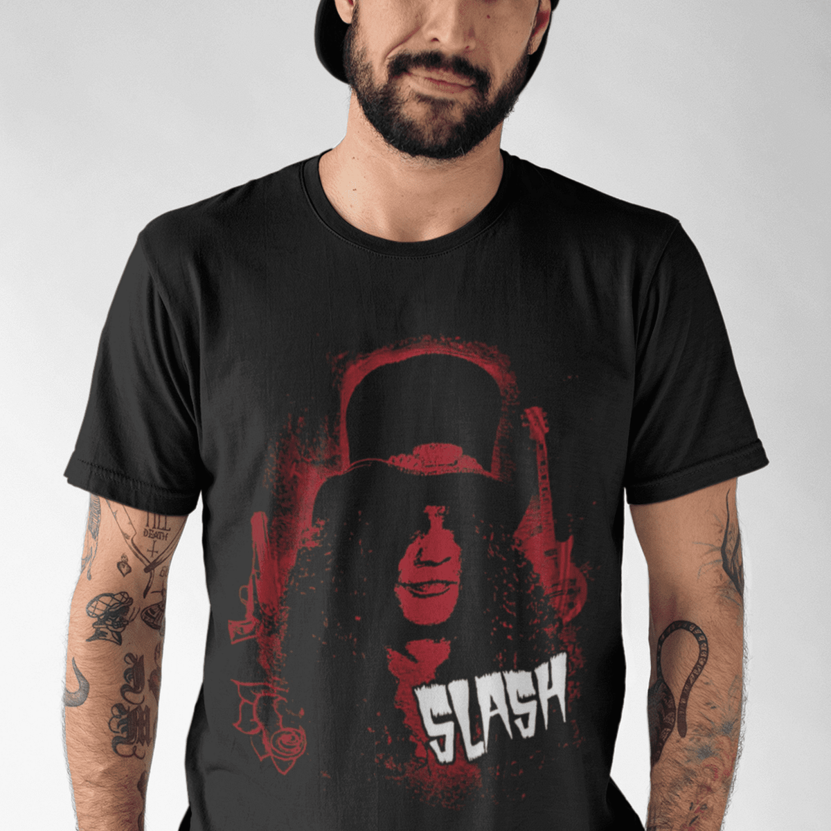 Tениска Guns 'N' Roses Slash Curly Hair & Rock’n’Roll