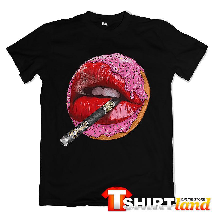 Тениска Donuts Lips Red