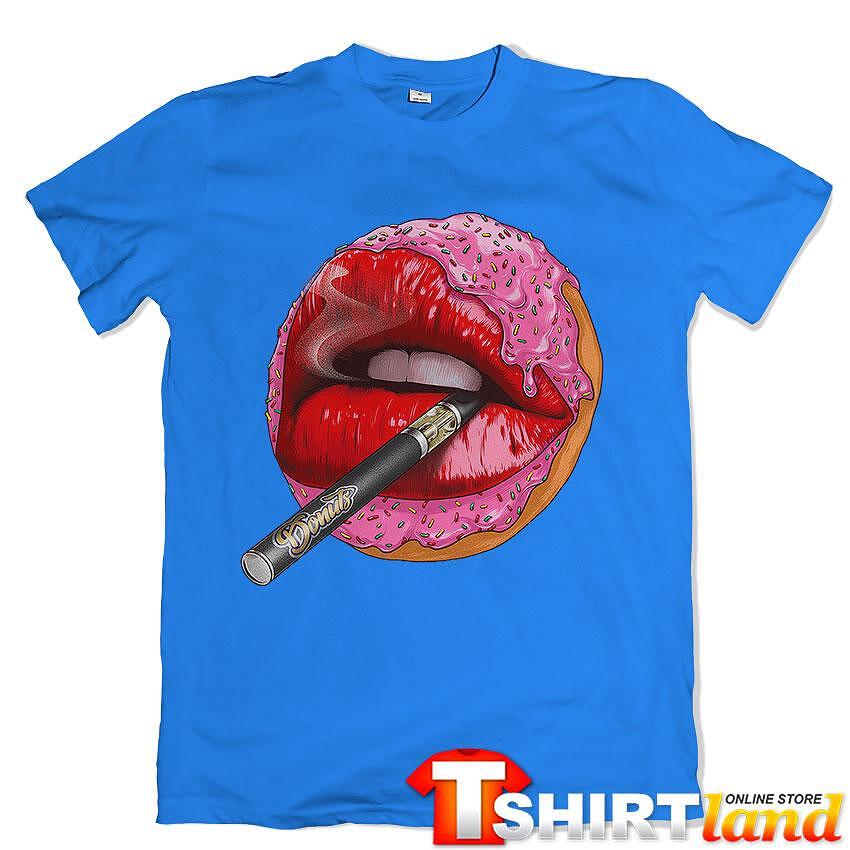 Тениска Donuts Lips Red