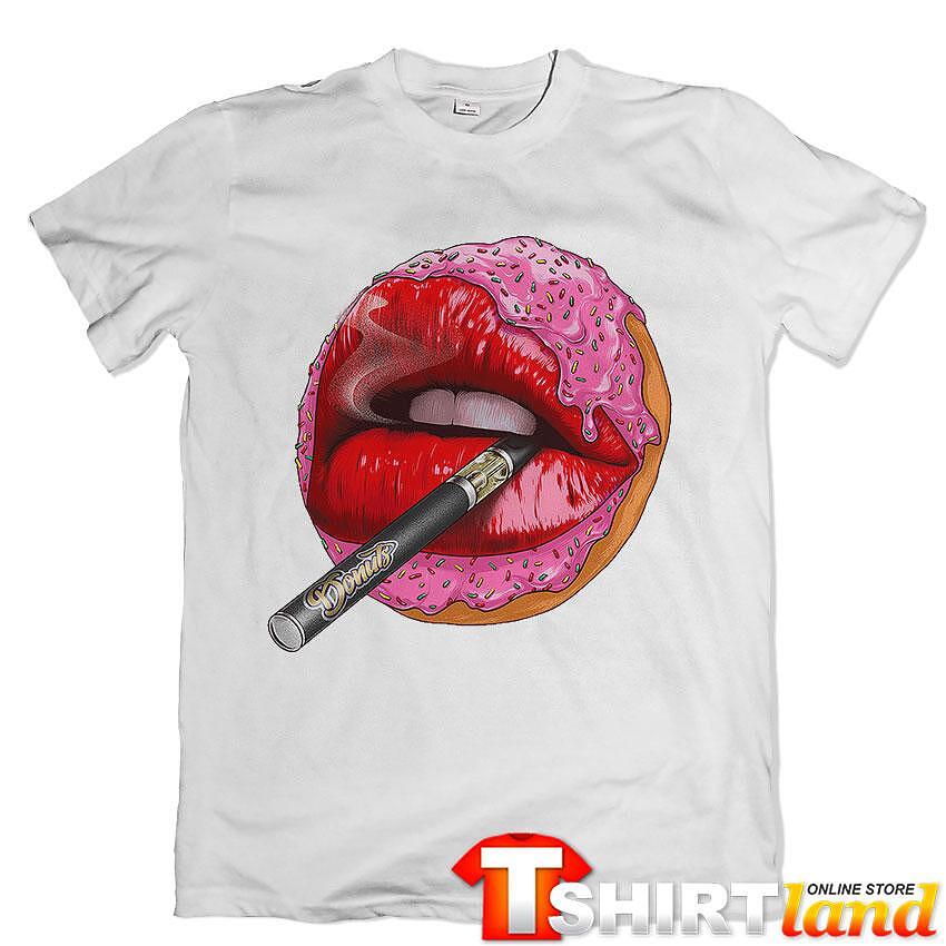 Тениска Donuts Lips Red