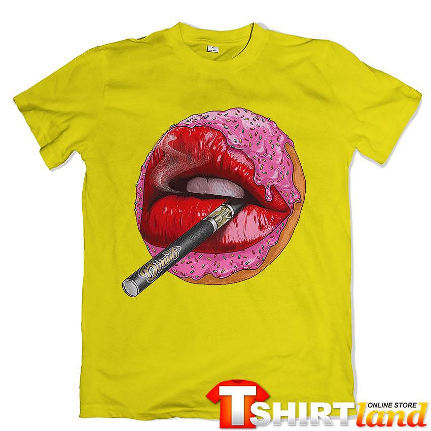 Тениска Donuts Lips Red