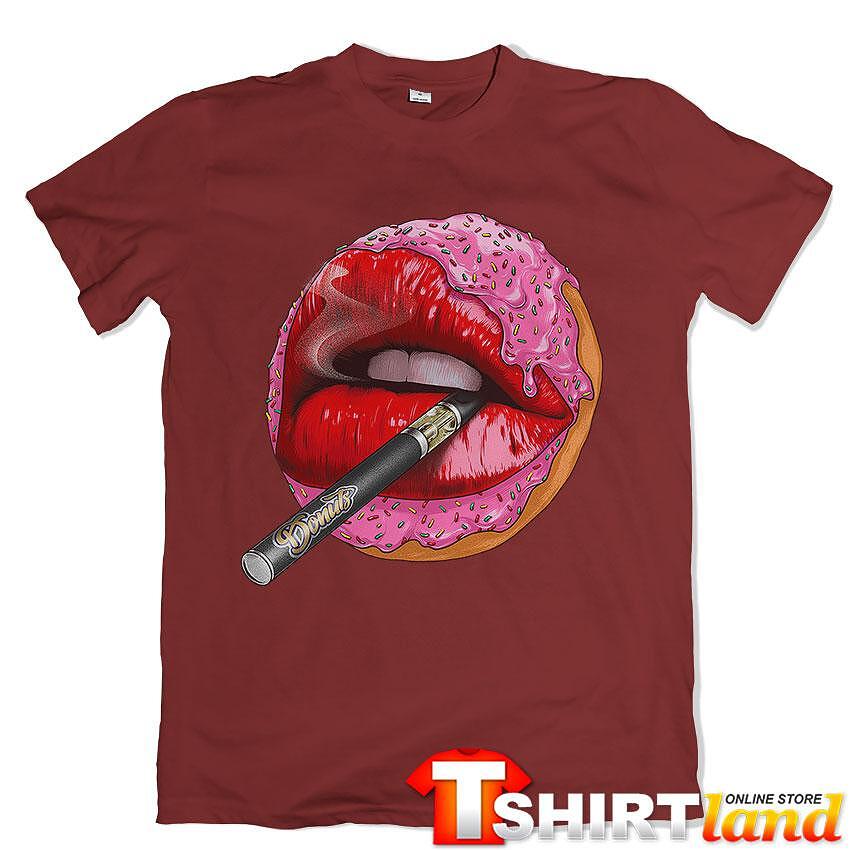 Тениска Donuts Lips Red
