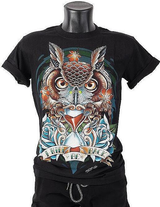 T-shirt I Will Be Back Owl 4D-09