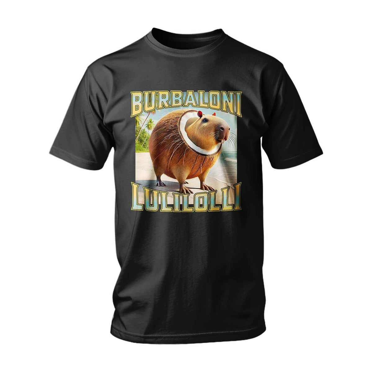 T-shirt ITALIAN BRAINROT BURBALONI LULILOLLI BEACH