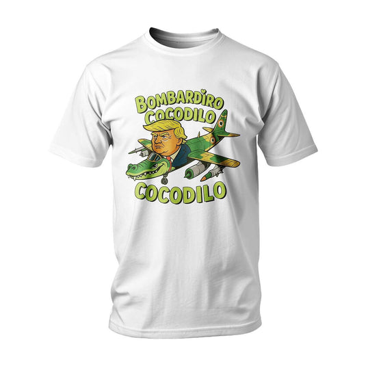 Тениска ITALIAN BRAINROT BOMBARDIRO CROCODILO PLANE