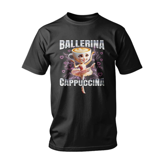 Тениска ITALIAN BRAINROT BALLERINA CAPPUCCINA HEARTS