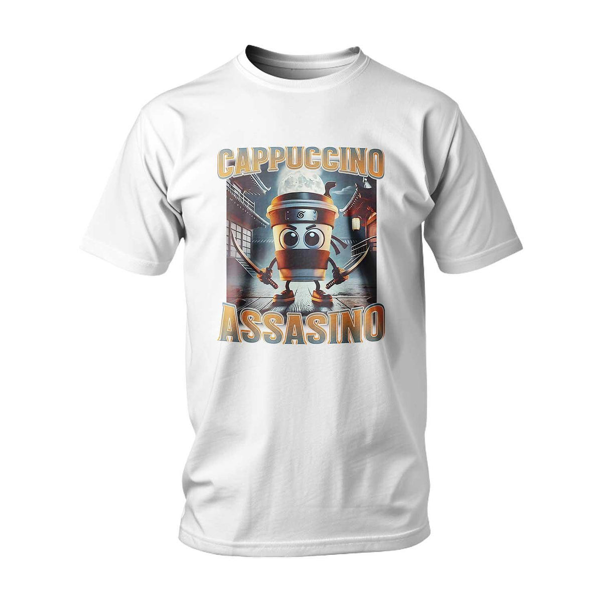T-shirt ITALIAN BRAINROT CAPPUCCINO ASSASSINO KONOHA 2
