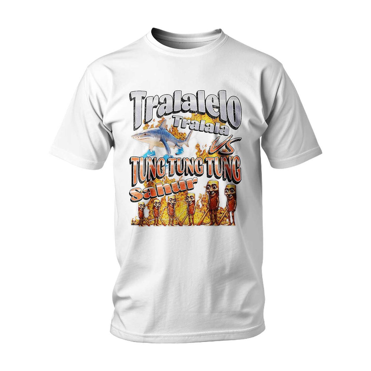 T-shirt ITALIAN BRAINROT TRALALELO TRALALA / TUNG TUNG TUNG SAHUR