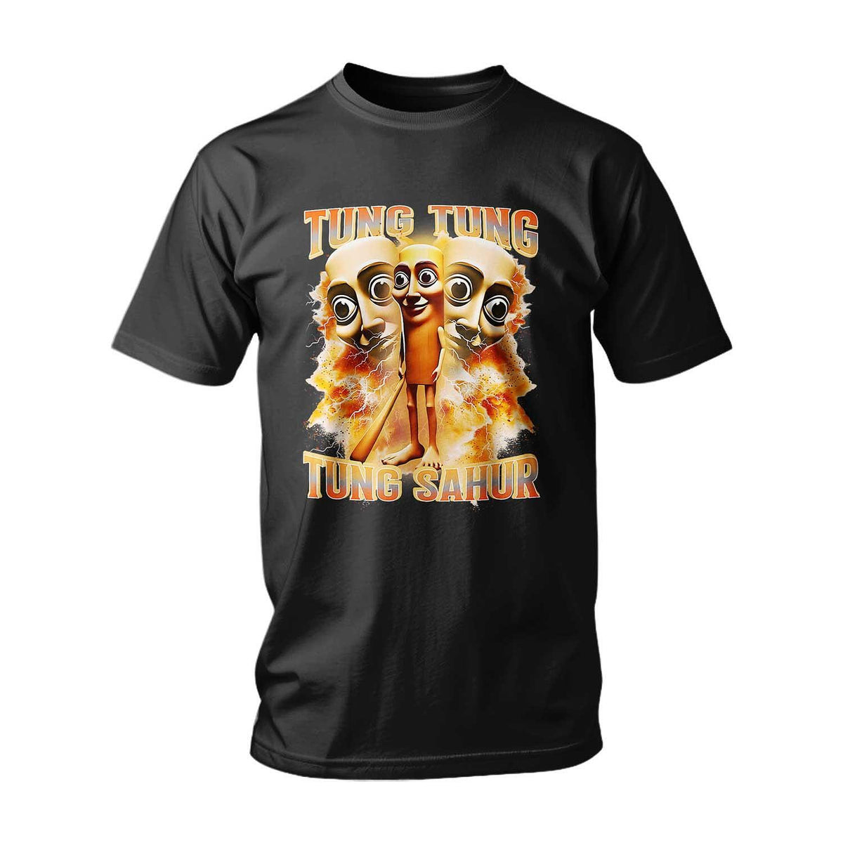 T-shirt ITALIAN BRAINROT TUNG TUNG TUNG SAHUR BOMBASTIC