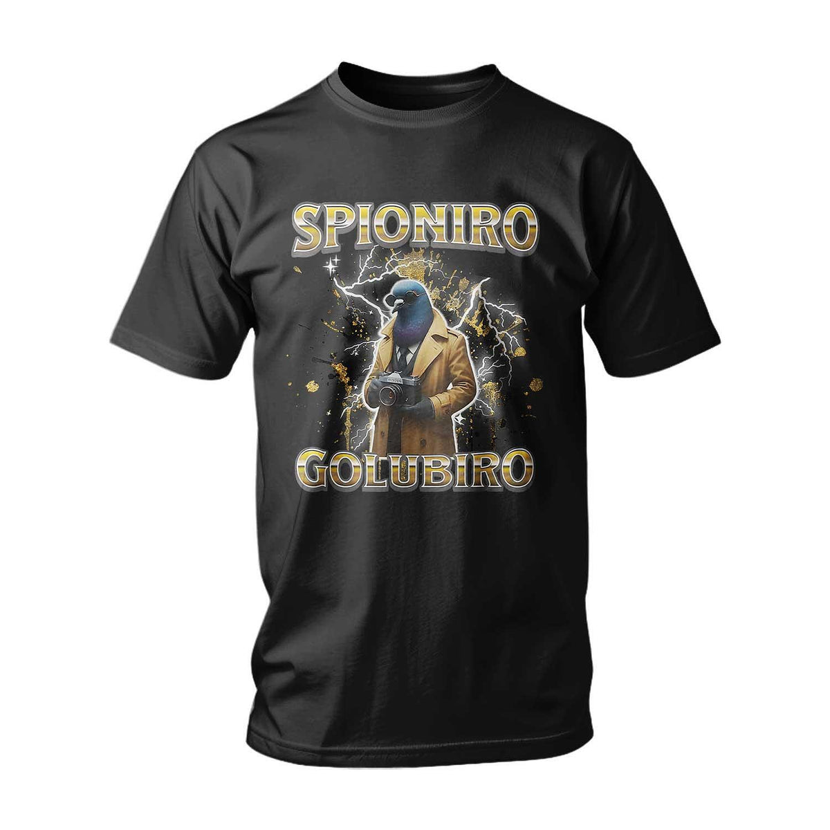 T-shirt ITALIAN BRAINROT SPIONIRO GOLUBIRO
