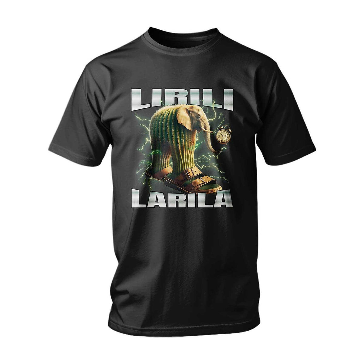 T-shirt ITALIAN BRAINROT LIRILI LARILA GREEN LIGHTS
