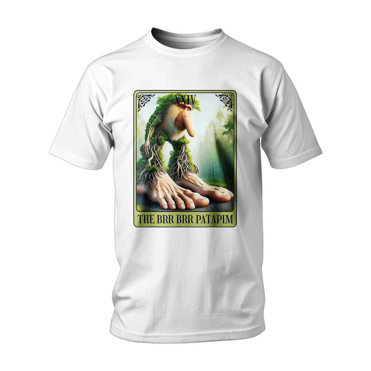 T-shirt ITALIAN BRAINROT THE BRR BRR PATAPIM TAROT CARD