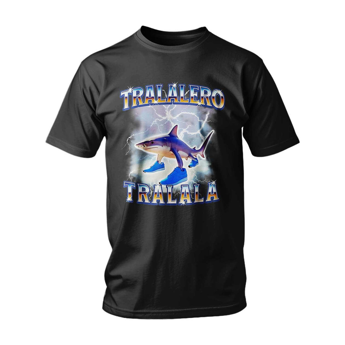 T-shirt ITALIAN BRAINROT TRALALERO TRALALA SHARK WITH SNEAKERS