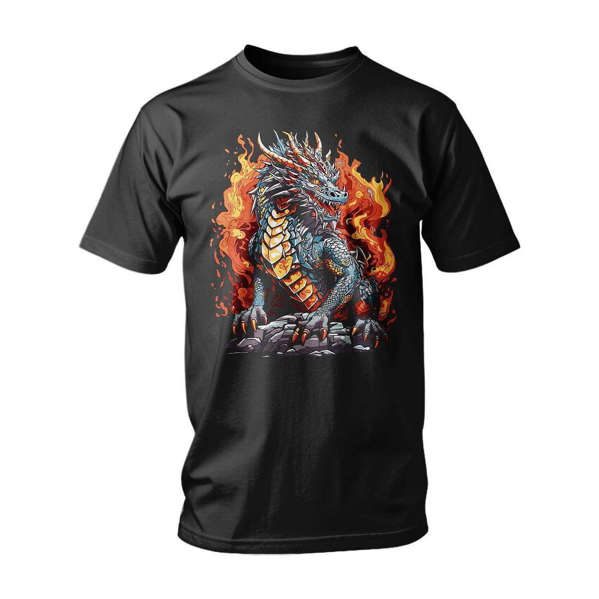T-Shirt Dragon In Fire