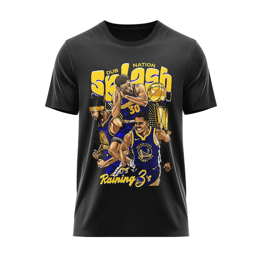 Тениска GS Warriors Spash Brothers Steph Curry, Klay Tompson, Jordan Poole