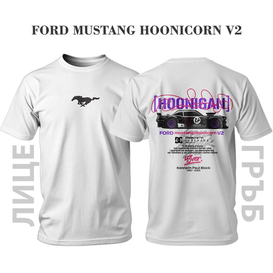 Тениска [HOONINAG] FORD MUSTANG HOODICORN V2