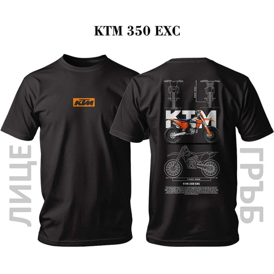 Тениска KTM Orange 350 EXC