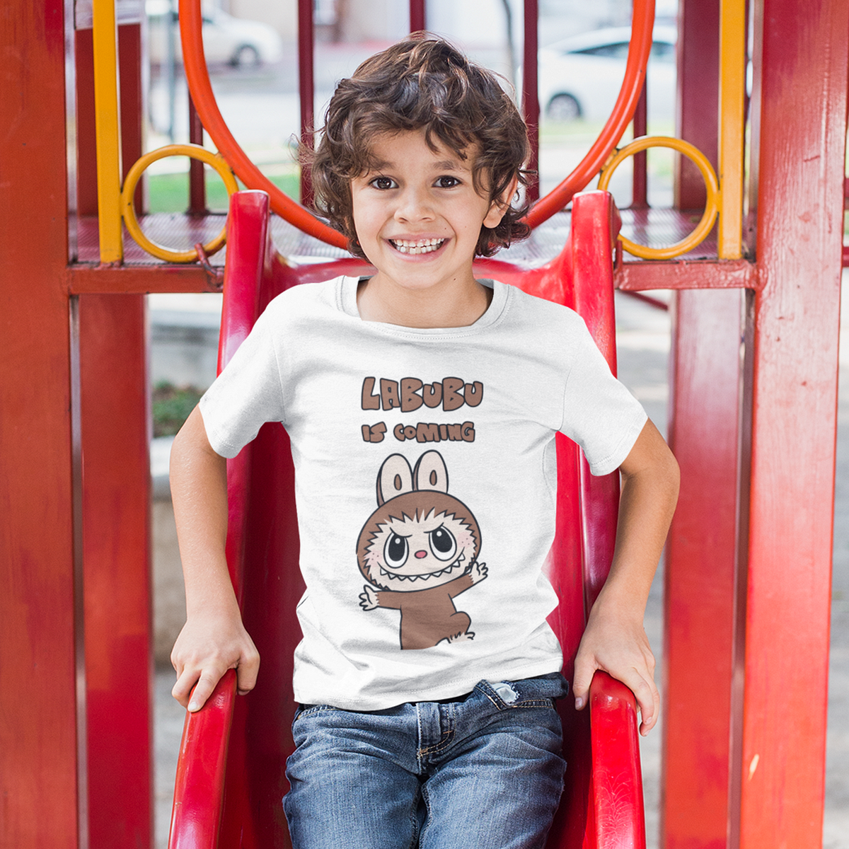 Tricou Labubu 07 Labubu Is Coming