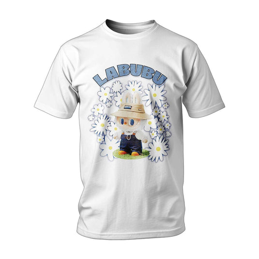 Тениска Labubu 09 Labubu и маргаритките