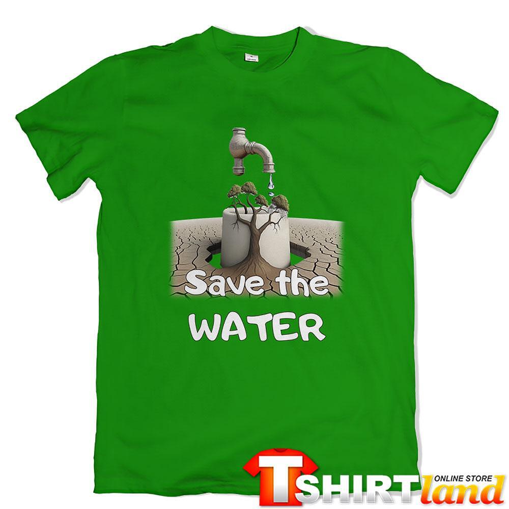 T-shirt Green Planet - "Save the Water"
