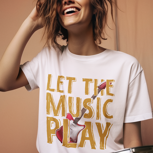 Тениска Let The Music Play